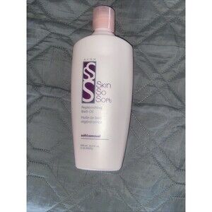 Avon Vtg Replenishing Skin So Soft Bath Oil Sealed Soft & Sensual 16.9 Oz 2005